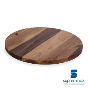 tablas de madera acacia redonda