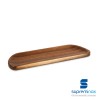 acacia wood serving board oval