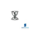 egg cup stainless steel with raised rim