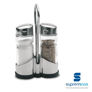 salt and pepper set 2 pieces stainless steel