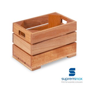 mini wooden fruit crate 