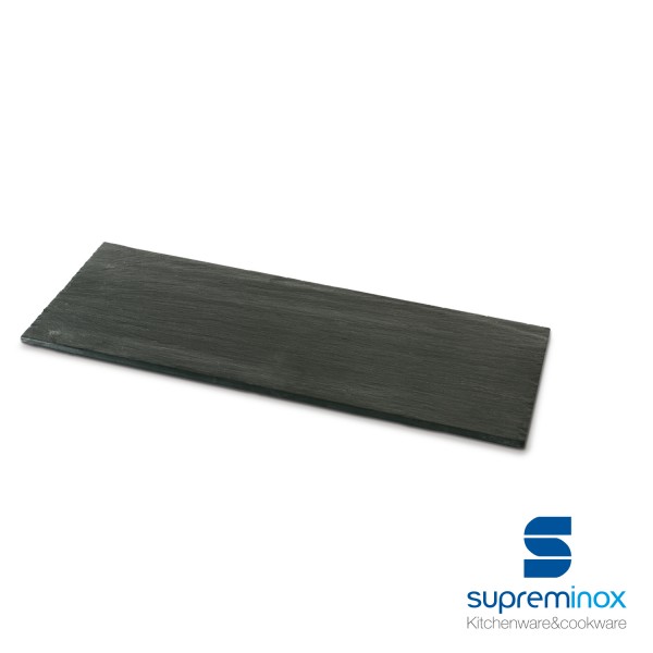 rectangular natural slate serving plates / platters