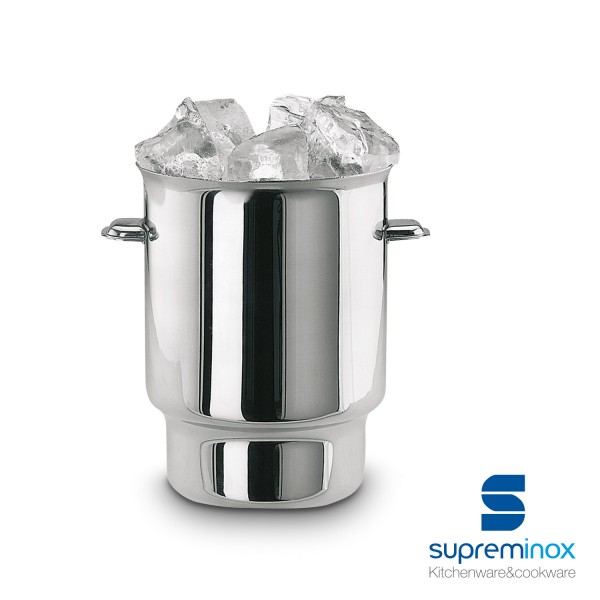 stainless steel ice-cube bucket