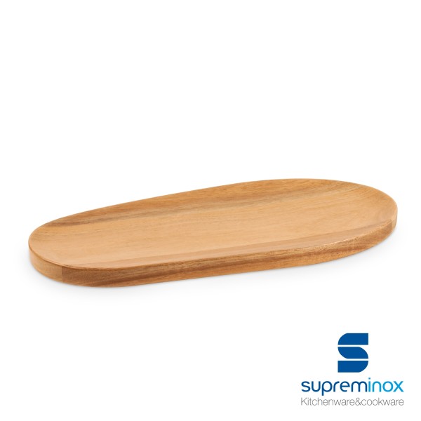 acacia wood serving board oval